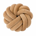 Cuscino decorativo a nodo 30 cm in tessuto beige stile moderno